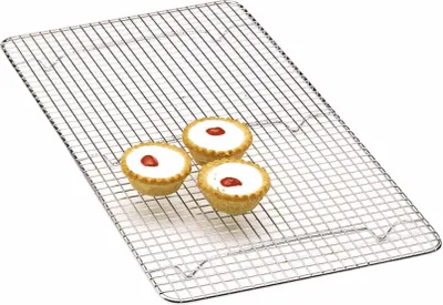 Produktbild von KitchenCraft Kühlregal / Untersetzer mit verchromter Oberfläche, 46 x 25 cm