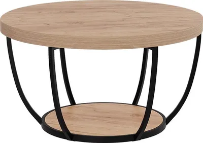 Produktbild von Couchtisch Vicco Arvina Goldkraft Eiche 80 x 80 cm, Model 56648