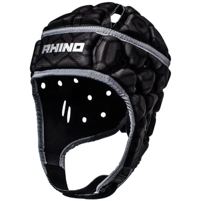 Produktbild von Rhino Rugby Kopfschutz Pro schwarz medium - optimaler Schutz