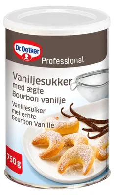 Immagine prodotto di Dr. Oetker Zucchero Vanigliato Bourbon 750g – Delicato zucchero vanigliato con vera vaniglia Bourbon