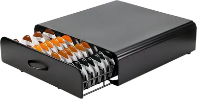 Produktbild von Kaffeekapselschublade, Kaffeepad-Organizer, maximale Kapazität von 64 Kapseln