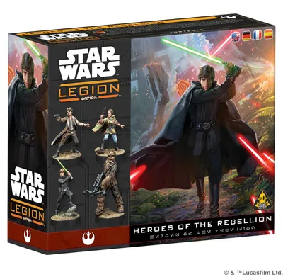 Image de Star Wars Legion – Pack de personnages Héros de la Rébellion