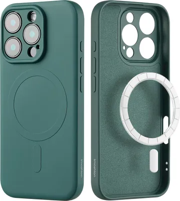 Image de imoshion Color Backcover avec MagSafe pour l'Apple iPhone 16 Pro - Vert foncé