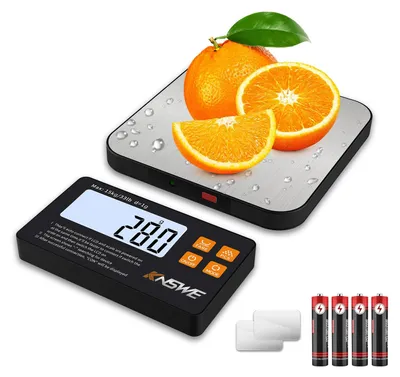 Küchenwaage digital kabellos 15 kg Edelstahl Tara