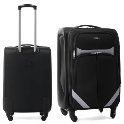 Produktbild von RGL S-010 XL Koffer Stoffkoffer 4 Rollen Erweiterbar Grösse: XL Farbe: Schwarz-Graphit