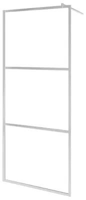 Zdjęcie produktu dla Parawan prysznicowy z półszronionym szkłem ESG 115x195 cm