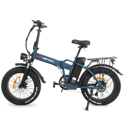Productafbeelding van Elektrische fiets DrveTion AT20 - 48V10Ah batterij bereik 35-45KM schijfrem - Mat blauw
