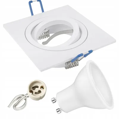 Obrázok produktu pre LEDLUX LX-8361 WH Reflektor stropný štvorcový LED GU10 4,5W