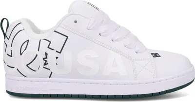 Produktbild von DC Shoes Court Graffik White/Whtie/Green Größe EU 47