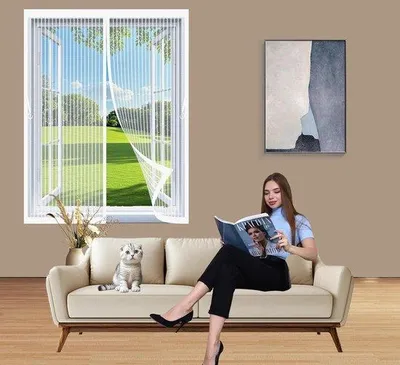 Obrázek produktu pro Odpuzovač hmyzu – 178 x 207 cm – magnetický – bílý