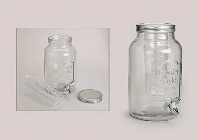 Produktbild von Getränke-Fass mit Infuser und Zapfhahn