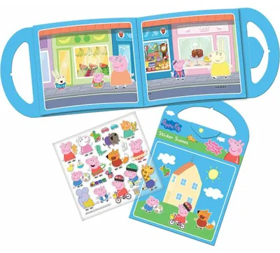 Obrázok produktu pre Peppa Wutz nálepka scéna
