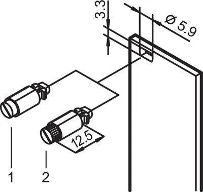 Immagine prodotto di Schroff 1/4 Turn.fstnr.def.lock 100Pc (21101848)