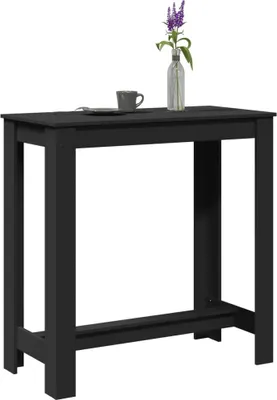 Produktbild von "2026 Promotion" Bartisch Schwarz 102x50x103,5 cm Holzwerkstoff - Esstische CC31402