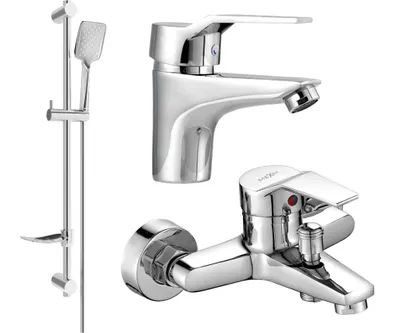 Zdjęcie produktu dla Mexen Caro DF62 zestaw wannowy, chrom - 746603DF62-00