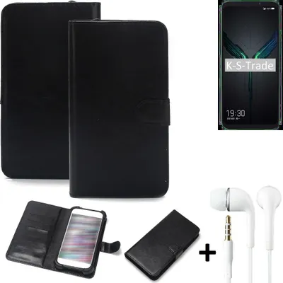 Produktbild von K-S-Trade Wallet Case Handyhülle kompatibel mit Xiaomi Black Shark 2 Pro Schutzhülle Flip cover Flipstyle Tasche Hülle Flipcover Slim Bumper