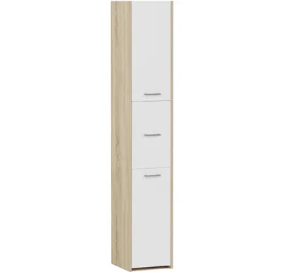 Produktbild von Framire Badezimmerregal stehend 30 x 30 cm, Modell MODERN L23, Sonoma Weiß