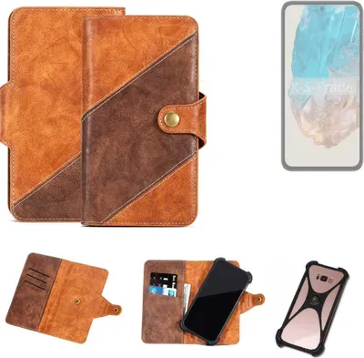 Produktbild von K-S-Trade Handyhülle Schutzhülle Bookstyle Case Wallet-Case kompatibel mit Samsung Galaxy M35 5G Cover Klapphülle Kantenschutz Smartphone