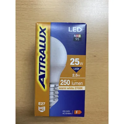 Produktbild von LED-Lampe, E27, 2,5 Watt, 250lm, 2700K – Attralux