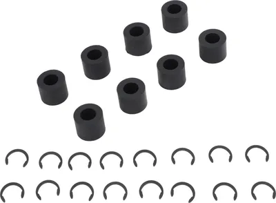 Produktbild von 24-teiliges Cricut Ersatzteilset - 8 Gummi-Rollen und 16 Fixierungsringe, kompatibel mit Cricut Maker/Maker 3, ideal zur Vermeidung von Verrutschen
