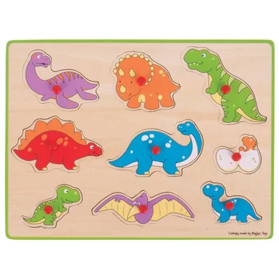 Produktbild von Bigjigs Toys Einlegepuzzle Dinosaurier