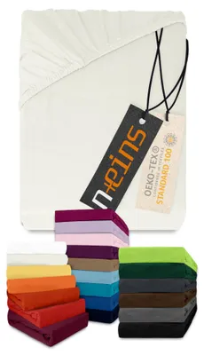 Immagine prodotto di Lenzuolo di flanella di cotone al 100%, 200 x 220 cm, colore bianco naturale, per letti matrimoniali