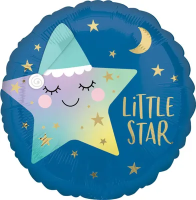 Produktbild von Star Little Star Folienballon 43 cm
