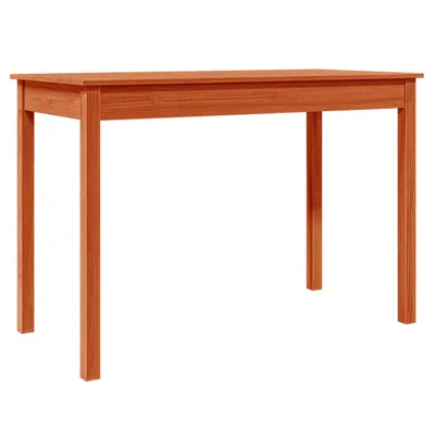 Obrázek produktu pro vidaXL Jídelní stůl vosk hnědý 110x55x75 cm z masivního borovicového dřeva