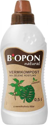 Obrázek produktu pro Hnojivo Bopon Natural Vermikompost pro zelené rostliny 0,5 l