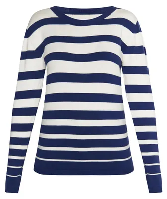 Immagine prodotto di Maglione da donna Mutha - blu navy e bianco, taglia XL