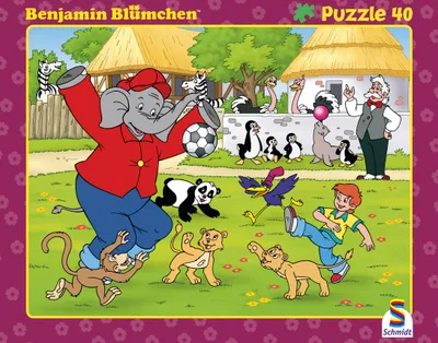 Produktbild von Benjamin Blümchen - Fußball, 40 Teile