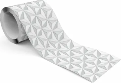 Produktbild von Muralo Selbstklebende Bordüre Tapetenbordüre Dreiecke 3D Effekt Wandtattoo Wohnzimmer