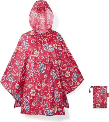 Produktbild von reisenthel mini maxi poncho, Regencape, Regenjacken, Regenschutz, Paisley Ruby, AN3067