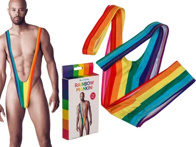 Immagine prodotto di Costumi da bagno GiftyCity per l'orgoglio arcobaleno degli uomini