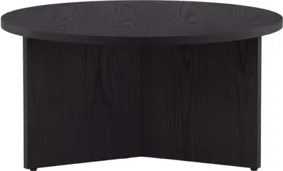 Zdjęcie produktu dla FURNLUX Stolik kawowy Salto Czarny 65cm / Hauptfarbe: Schwarz / Abmessungen: 65 x 65 x 33 cm