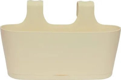 Produktbild von Balkon Blumenkasten oval zum Hängen Beige