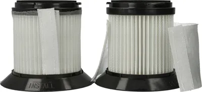 Produktbild von vhbw 2x Staubsaugerfilter kompatibel mit Sichler Zyklon BLS-200 Staubsauger - HEPA-Filter Schwarz Weiß