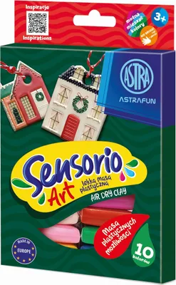 Obrázok produktu pre Masa plastyczna Astrafun Sensorio Kids 10 kolorów 1szt.mix