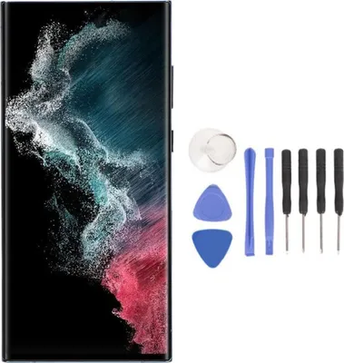 Produktbild von 6.8 Zoll Ersatzbildschirm für Galaxy S22 Ultra 5G SM-S908U SM-S908U1 SM-G908A SM-S908W US Version Touch Display Digitizer mit Rahmen Fingerprint