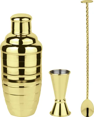 Zdjęcie produktu dla SAMBONET Paderno Mixology Starter Set 3 części Bombay Gold