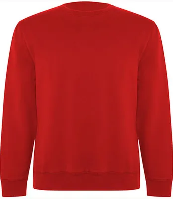 Produktbild von Roly Eco SU1071 | Batian Organic Sweatshirt - Uni - Farbe: Red 60 - Größe: XL
