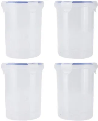 Produktbild von Solidchoice – Set aus 4 luftdichten Aufbewahrungsbehältern mit Mischkugeln