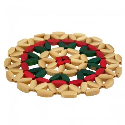 Produktbild von Topfuntersetzer Bambus farbig Ø 16 cm