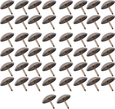 Produktbild von 50 Stück verdickte Polsternägel, Reißnägel, Rundkopf-Deichselnägel, Hardwareteile (19 x 20 mm)