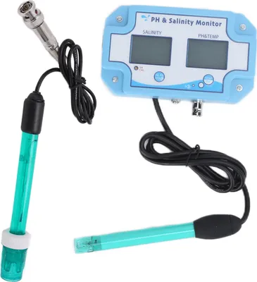 Obrázok produktu pre PH?2987 3 v 1 Online PH Salinity TEMP Meter Analyzátor kvality vody pre akvárium s nádržou na rybyEU zástrčka 230V-240V