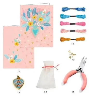 Produktbild von Djeco Schmuck basteln: Herzen