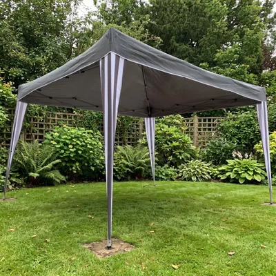 Produktbild von Pergole Partyzelt Pavillon 2,5x2,5m Farbe grau #4367