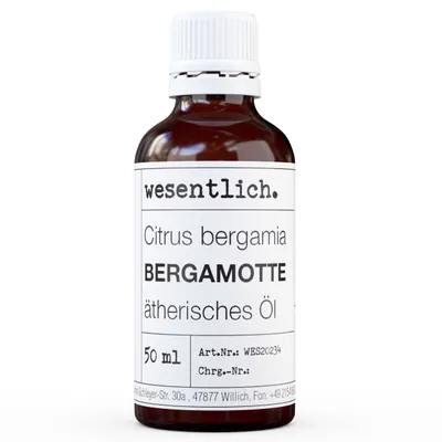 Produktbild von Bergamotte 50ml von wesentlich.