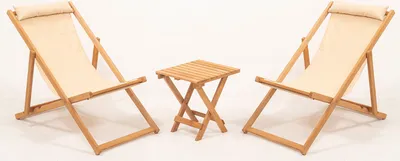 Produktbild von Skye Decor, MYN03, Gartentisch- und Stühle-Set (3-teilig), Creme, 100 % Hainbuchenholz, 40 x 40 x 40 cm