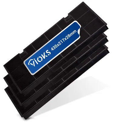 Imagen del producto de Omgoods - 3 filtros de carbón activado de repuesto para campanas extractoras de Electrolux y Bosch